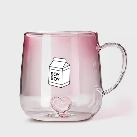 Discover Soy Boy vegan bucket hat Gradient Glass Mugs