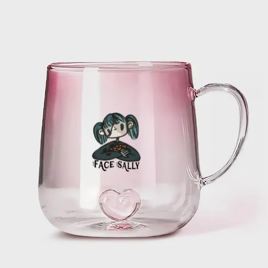Discover Sally Face Sanity's Fall Larry Gift Gradient Glass Mugs Gradient Glass Mugs