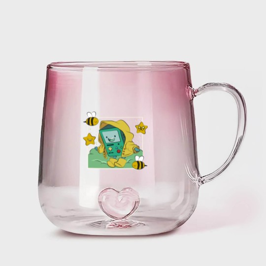 Discover Bimo _Beemo Cartoon - Adventure Time - Gradient Glass Mugs