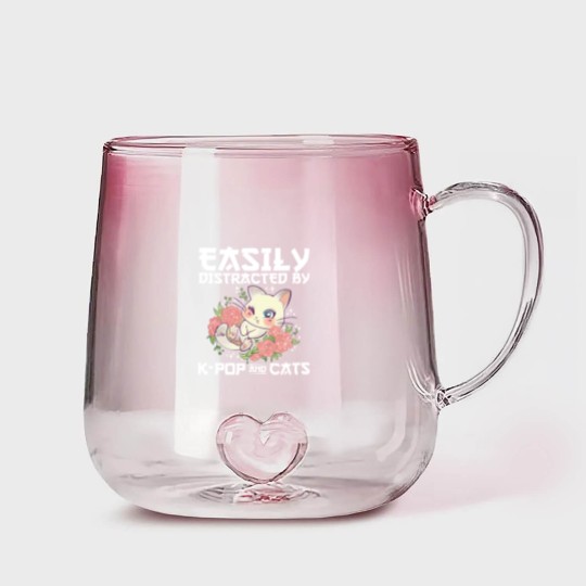 Discover K-Pop Cats Sayings | Korean Pop Cat Pet K Pop Gift Gradient Glass Mugs