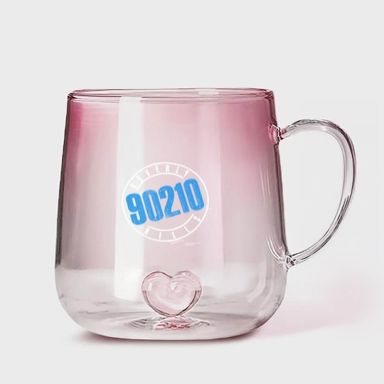 Discover vintage 1991 Beverly Hills 90210 Gradient Glass Mugs