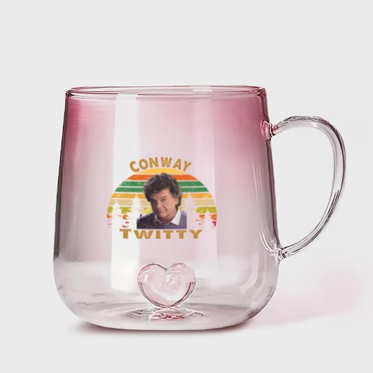 Discover Conway Twitty Classic Gradient Glass Mugs