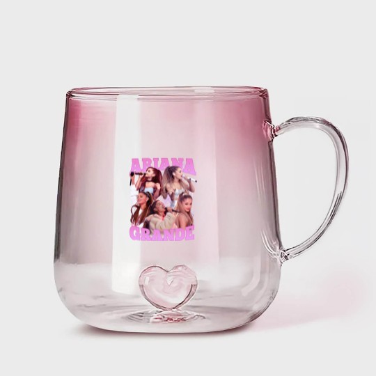 Discover Ariana Gradient Glass Mugs, Ariana Merch, Vintage Ariana Gradient Glass Mugs