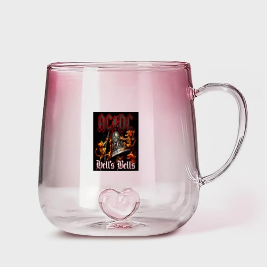 Discover ACDCBand Back in Black  Gradient Glass Mugs