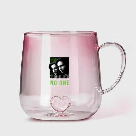 Discover The X-Files Mulder Scully Trust No One Gradient Glass Mugs
