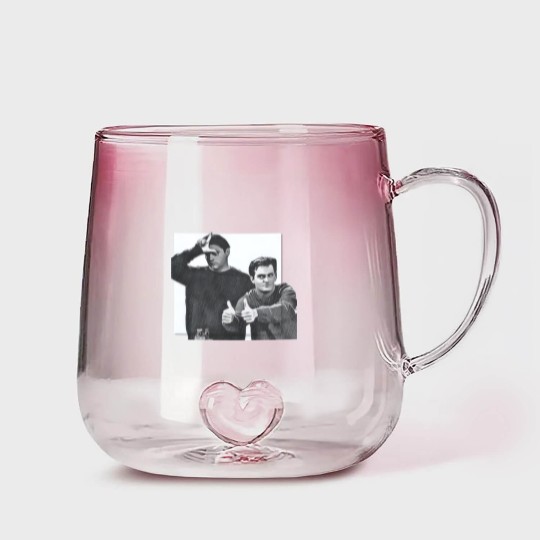 Discover Chandler Bing-Joey Tribbiani Gradient Glass Mugs Bing Tribbiani Gradient Glass Mugs