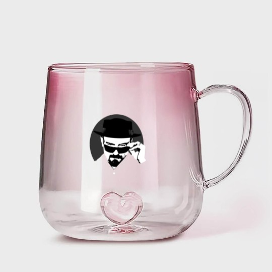 Discover Heisenberg in his hat - Breaking Bad - Gradient Glass Mugs