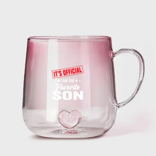 Discover Its  Im The Favorite Son Gradient Glass Mugs