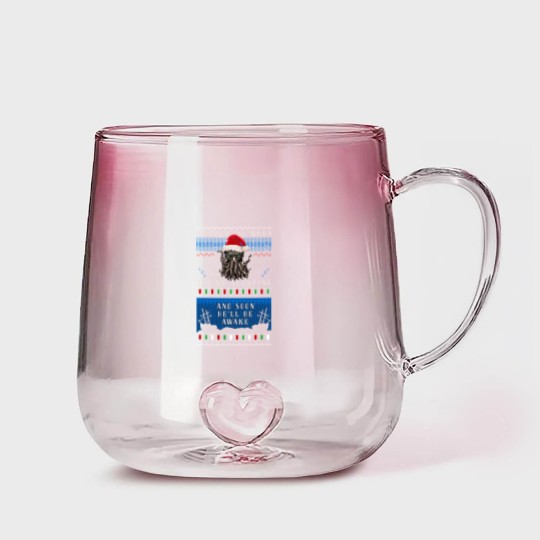 Discover Cthulhu Ugly Christmas  Gradient Glass Mugs