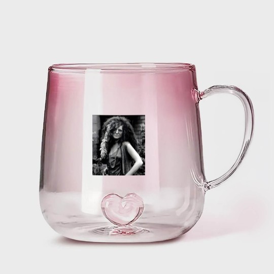 Discover Janis J Gradient Glass Mugs, Rock Band Gradient Glass Mugs, Music Gradient Glass Mugs