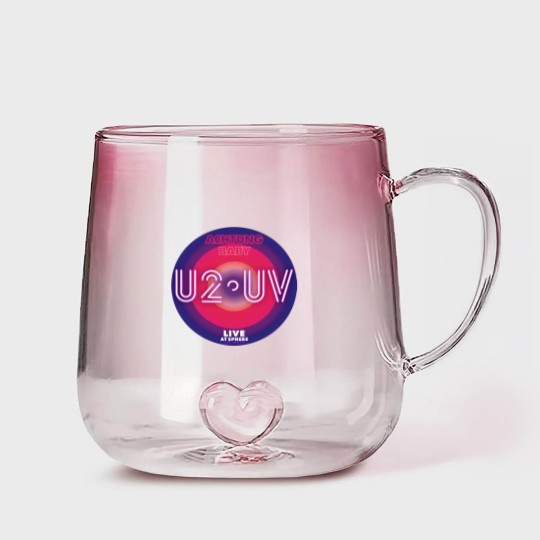 Discover U2 Band Tour 2023 Gradient Glass Mugs, U2 UV Achtung Baby