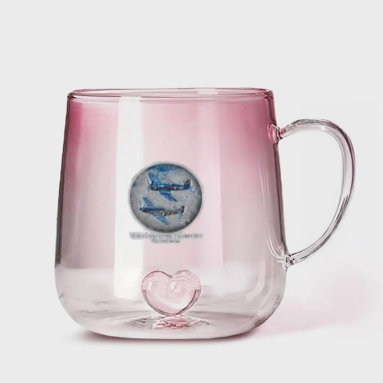 Discover F4U CORSAIR and P51 MUSTANG Gradient Glass Mugs