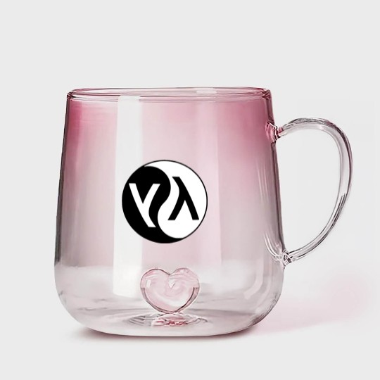 Discover lisp lambda yin yang logo Gradient Glass Mugs
