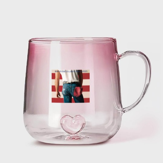 Discover Vintage Bruce Springsteen Born In The USA Gradient Glass Mugs, Bruce Springsteen E Street Band 2023 Tour Gradient Glass Mugs