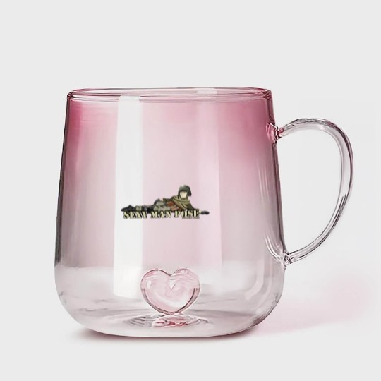 Discover Sexy Man Pose Hank & Jed Gradient Glass Mugs