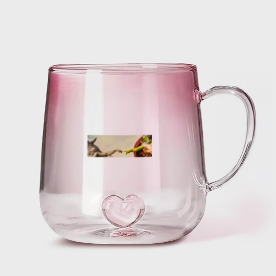 Discover Shrek hands of God Classic Gradient Glass Mugs, Love Shrek Gradient Glass Mugs