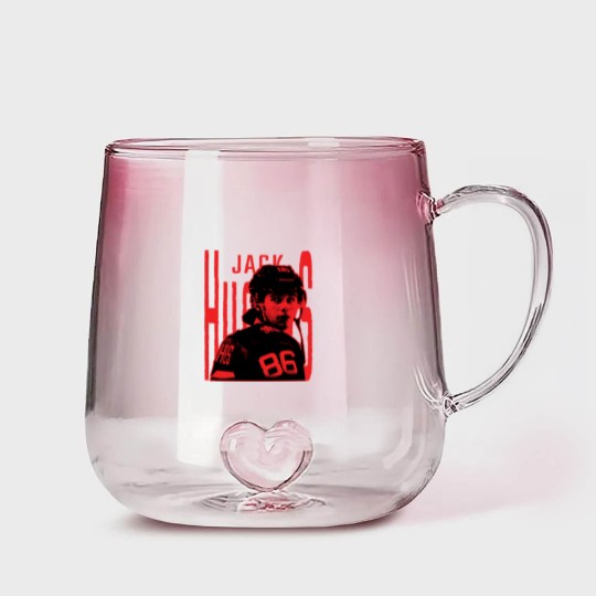 Discover Jack Hughes - Jack Hughes - Gradient Glass Mugs
