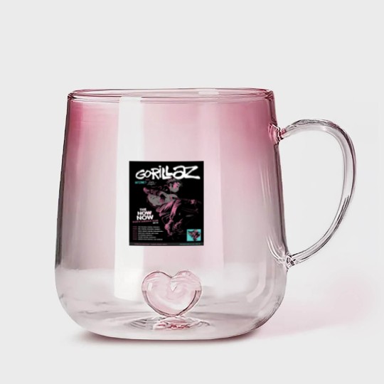Discover Gorillaz The Now Now Gradient Glass Mugs Retro Vintage 90s Hip Hop Graphic
