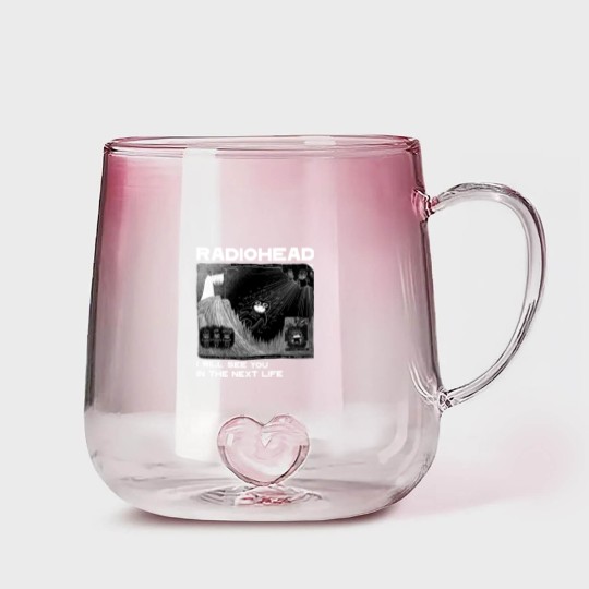 Discover Radiohead Gradient Glass Mugs, I will see you Gradient Glass Mugs