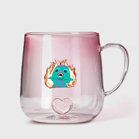 Discover Bibble Meme Illustrated Active Gradient Glass Mugs