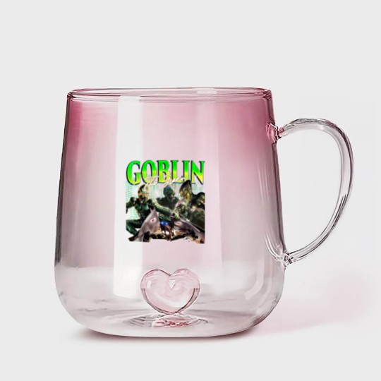 Discover THE GREEN GOBLIN Vintage Gradient Glass Mugs, The Green Goblin Homage Gradient Glass Mugs