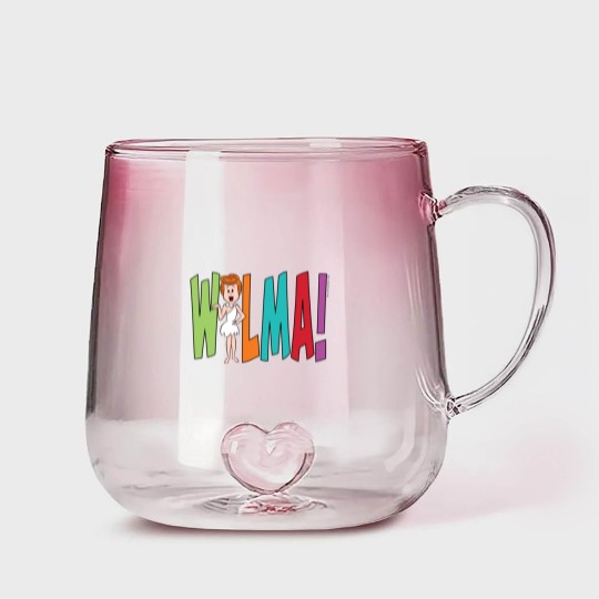 Discover The Flintstones | WILMA! Gradient Glass Mugs