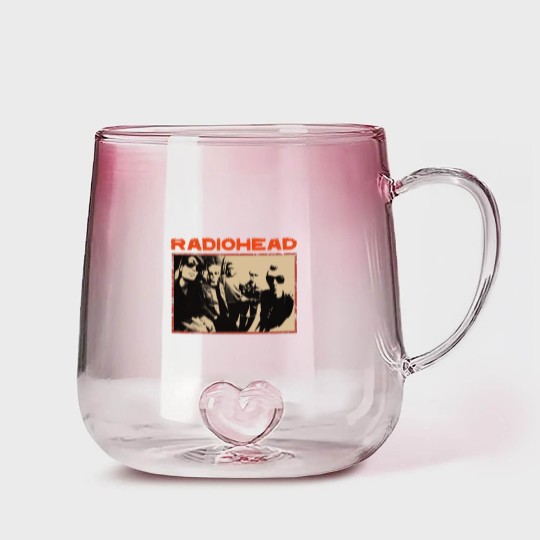 Discover Radiohead Cotton New Vintage Band Gradient Glass Mugs