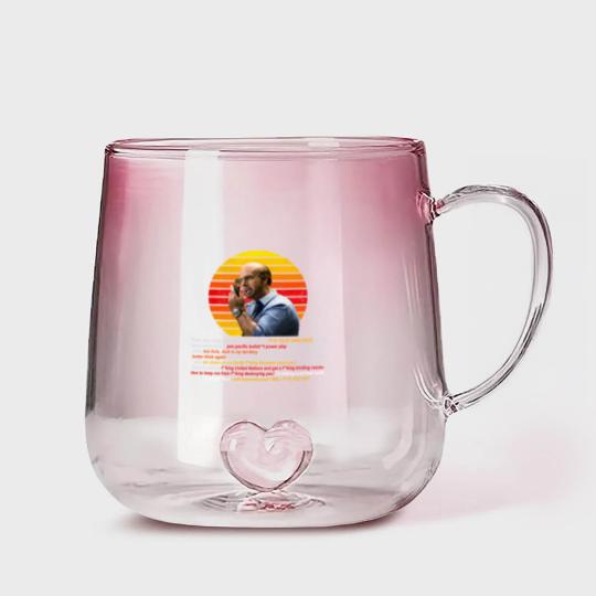 Discover Tom Cruise as Les Grossman from Tropic Thunder - Curse filled Rant Gradient Glass Mugs