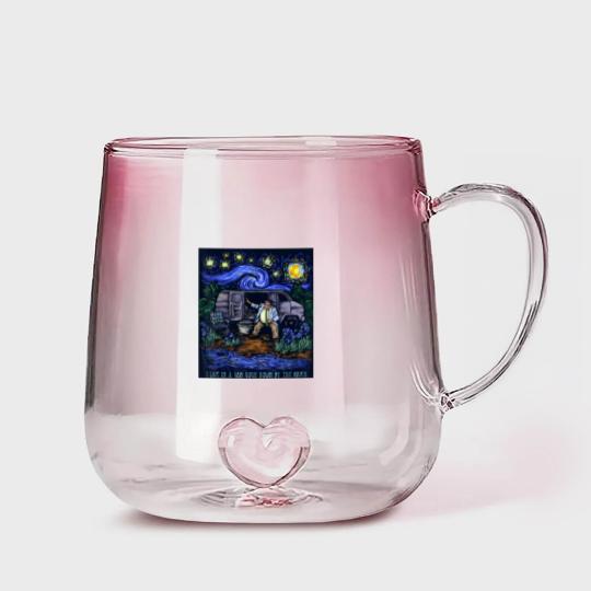 Discover i live in a van gogh down by the river t Gradient Glass Mugs