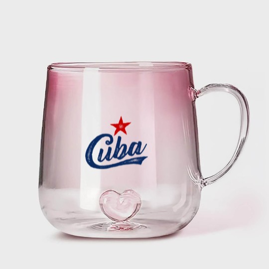 Discover CUBA OLDSCHOOL STAMPED VINTAGE Gradient Glass Mugs