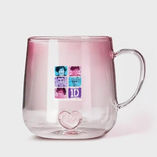 Discover 2012 One Direction Up All Night Tour Gradient Glass Mugs