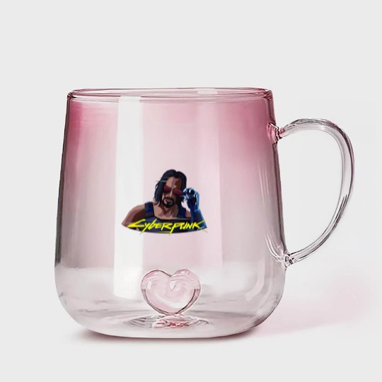 Discover Johnny Silverhand - Cyberpunc 2077 - Gradient Glass Mugs