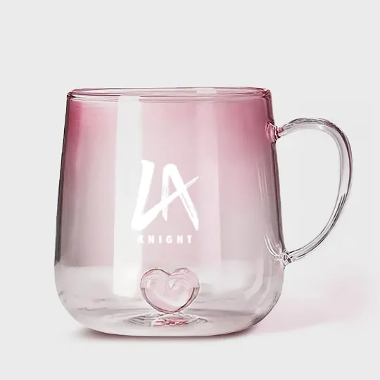 Discover LA Knight YEAH! Wrestling Entertainment Gradient Glass Mugs Wrestling Entertainment SmacDown