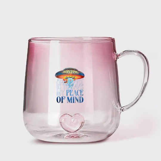 Discover Boston Unisex Gradient Glass Mugs: Peace Of Mind