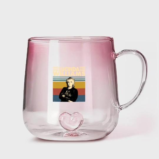 Discover Lucinda Williams Gradient Glass Mugs, Lucinda Williams Gift Gradient Glass Mugs