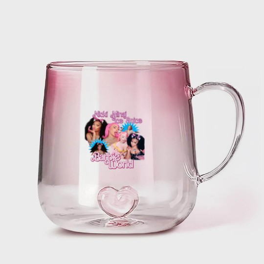Discover Nicki Minaj x Ice Spice Barbie World Vintage Gradient Glass Mugs