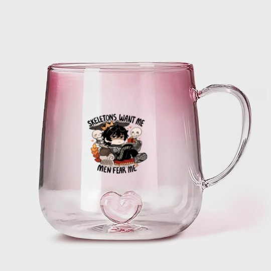 Discover Percy Jackson - Nico Di Angelo Skeleton sticker Gradient Glass Mugs