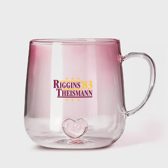 Discover Riggins & Theismann '83 Gradient Glass Mugs, Football Legends For President Fan Gradient Glass Mugs
