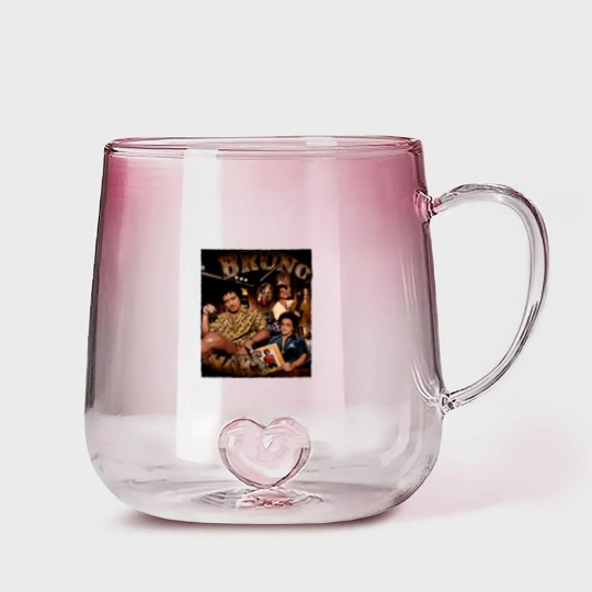 Discover Vintage Bruno Mars 90s Gradient Glass Mugs, Bruno Mars Bootleg Gradient Glass Mugs