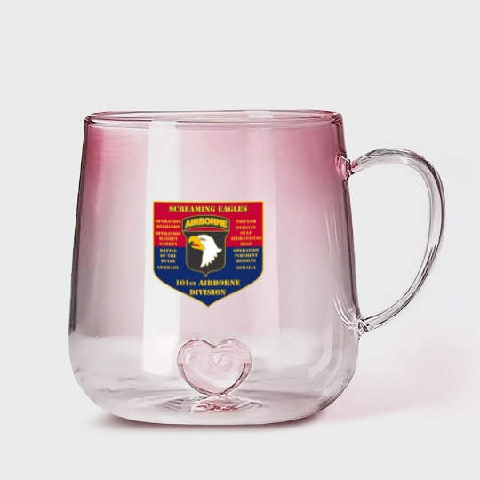 Discover 101st Airborne Division - 101st Airborne Division - Gradient Glass Mugs