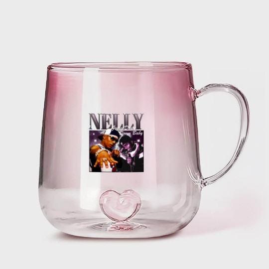 Discover Nelly Rap Gradient Glass Mugs, Nelly Country Grammar Album Vintage 90s Y2K