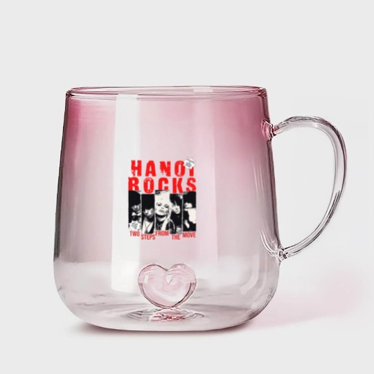 Discover Hanoi Rocks Two Steps Women's Gradient Glass Mugs
