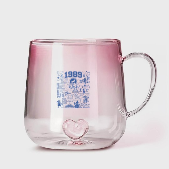 Discover Welcome to New York 1989 Deluxe Version Gradient Glass Mugs
