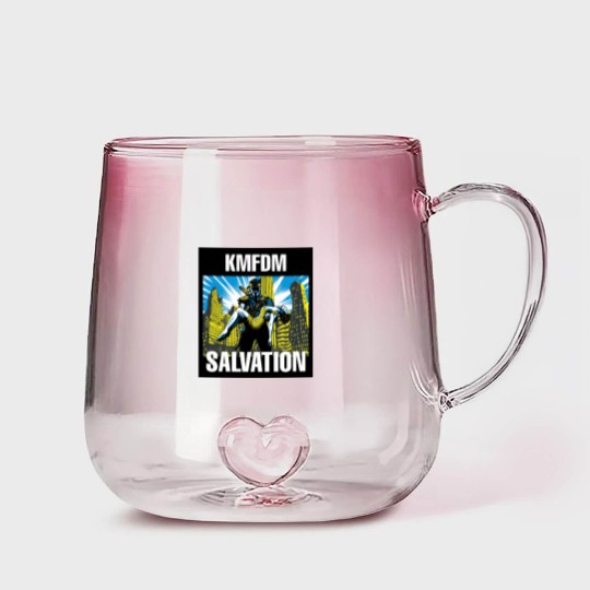 Discover salvation  KMFDM Gradient Glass Mugs