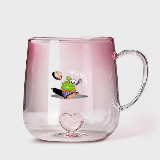 Discover Mad Baker - Kawaii Cute Cupcake Gradient Glass Mugs