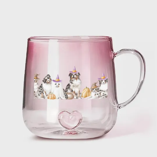 Discover Australian Shepherd Halloween  Gradient Glass Mugs