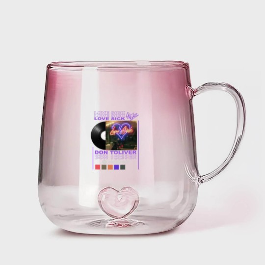 Discover Don Toliver Rap Gradient Glass Mugs, Love Sick Album 90s Y2K Merch Vintage Hiphop