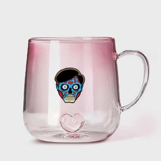 Discover They DO Live! - They Live - Gradient Glass Mugs