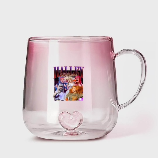 Discover Paramore Rock Band 2023 Vintage Gradient Glass Mugs, HAYLEY Williams Homage Gradient Glass Mugs
