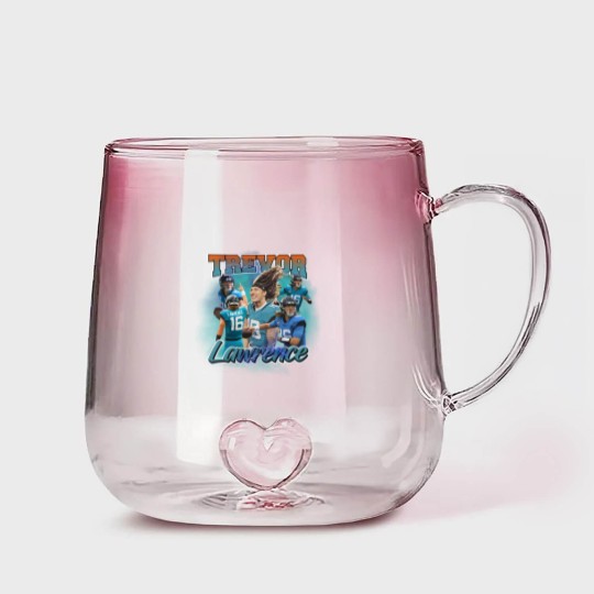 Discover Trevor Lawrence Vintage Retro Style Bootleg Gradient Glass Mugs